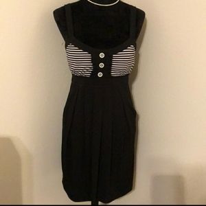 Black and white dress